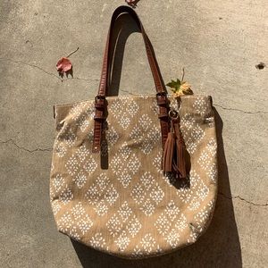 Lucky 🍀 brand NWOT Luna Canvas tote